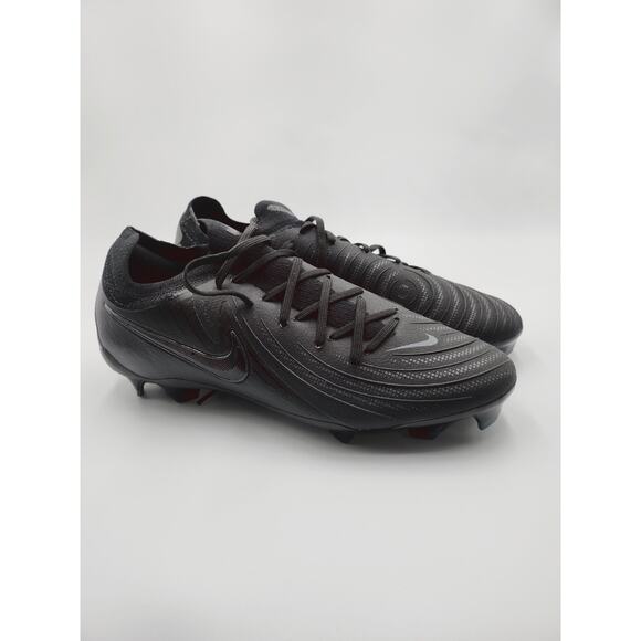 Mens 6 Nike Soccer Cleats Phantom GX 2 Pro FG Womens 7.5 Triple Black FJ2563-002